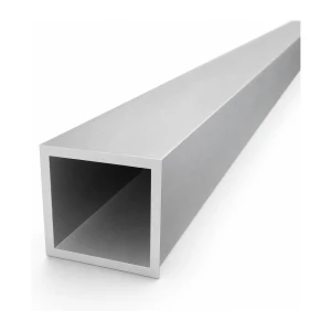 Tube aluminium carré 50×50×4 mm – profil fermé L=2000 mm