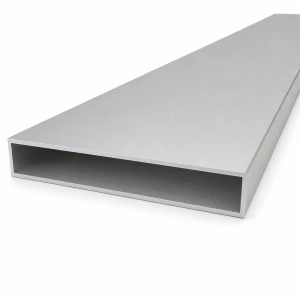 Tube aluminium rectangulaire 20×120×2 mm – profilé creux, longueur 2000 mm