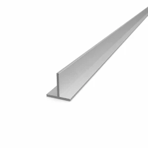 Té aluminium 25×25×2 mm – profilé T EN AW-6060, L=2000 mm