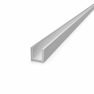 Cornière aluminium 20×20×2 mm – profilé en U/C longueur 2000 mm