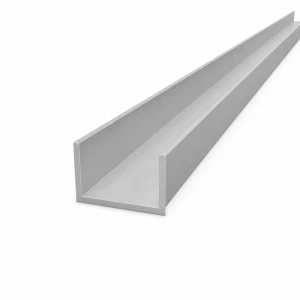 Profilé aluminium en C/U 45×25×2,5 mm – longueur 2000 mm