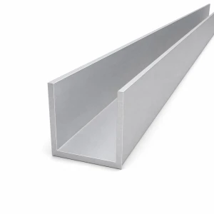 Profilé en U aluminium 50×50×4 mm – profil C/U longueur 2000 mm