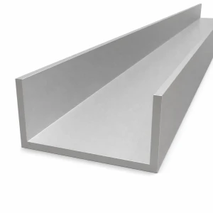 Cornière aluminium 100×50×5 mm – profilé C/U EN AW-6060 L=2000 mm