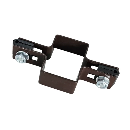 Tussenklem voor hekwerkpanelen 60x40 brons GPV-700-05 (2)
