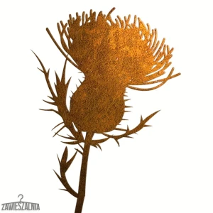 Zawieszalnia – décoration de jardin Chardon-Marie en acier Corten XL 14×98 cm