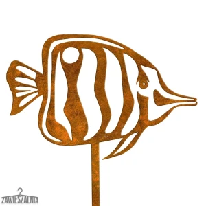 Bijoux de Jardin – décoration de jardin Poisson Ambroży XL en acier corten 22×94 cm