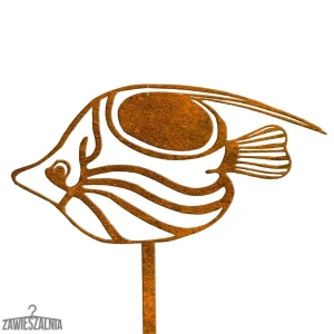 Zawieszalnia – décoration de jardin poisson Timothée XL en acier corten 23×97 cm