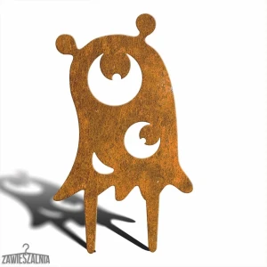 Jetu décoration de jardin Monstre Poilu – décoration en acier corten M 22×38 cm