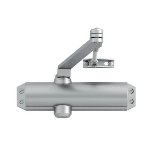 LOB DC120 – opbouw deurdranger EN2/3/4 met scherenarm, zilver