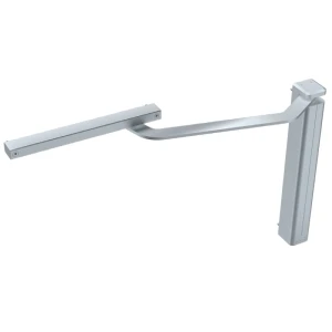 ASSA ABLOY dranger voor poorten met glijrail CAM-MOTION – rechts, zilver