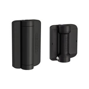 Locinox – ferme-porte hydraulique avec charnière 180° pour portillons, noir