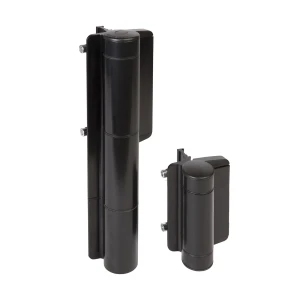 Locinox – ferme-porte hydraulique avec charnière pour portails et portillons 180° noir