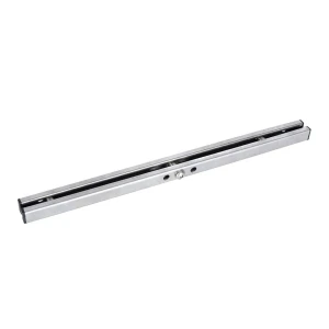 Adaptateur de montage Locinox pour ferme-portails sur clôtures non standard – argenté