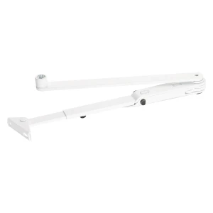 GEZE arm voor deurdranger TS 4000/2000 met mechanische blokkering – wit