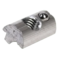 Écrou coulissant M8 à bille à ressort pour profilé PV – aluminium 6060