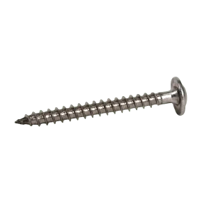 Vis à bois TCS M8x80/72 en acier inoxydable A2 – fixation PV pour chevrons