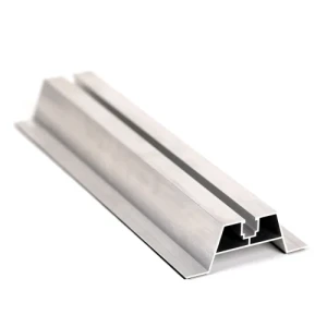 Pont trapézoïdal en aluminium H-40 avec EPDM 330 mm – fixation PV pour tôle trapézoïdale