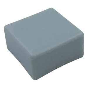 Cache plat gris en LLDPE pour profilés de montage PV 40×40 mm – type 3