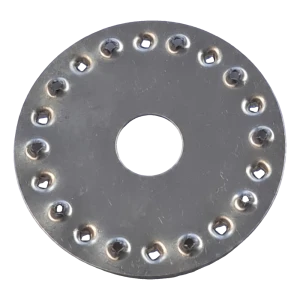 Rondelle de mise à la terre PV ronde pleine Ø35 mm – acier inoxydable A2
