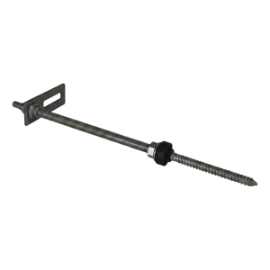 Vis à double filetage M10x300 avec adaptateur de montage pour structures PV