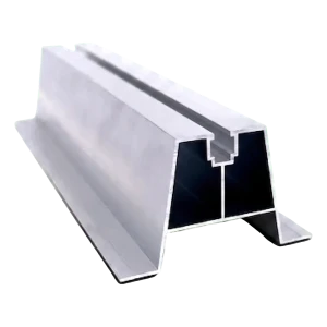 Traverse trapézoïdale en aluminium H-70 avec EPDM 400 mm – montage PV sur tôle trapézoïdale