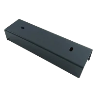 Cornière de soubassement de clôture 200×55 mm – acier galvanisé, anthracite