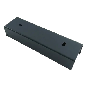 Cornière de soubassement de clôture 200×55 mm – acier galvanisé, anthracite