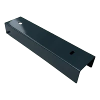 Profilé en U pour soubassement de clôture 250×55 mm – acier galvanisé, anthracite
