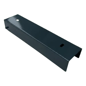 Profilé en U pour soubassement de clôture 250×55 mm – acier galvanisé, anthracite
