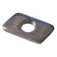 Insert fileté M8 type 28/15 en acier inoxydable A2 pour profilés de montage PV