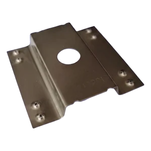 Plaque de mise à la terre type Ω en acier inoxydable A2 pour modules photovoltaïques