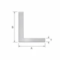 Cornière aluminium inégale 40×20×2,6 mm – profil en L, longueur 2000 mm 001-702 (2)