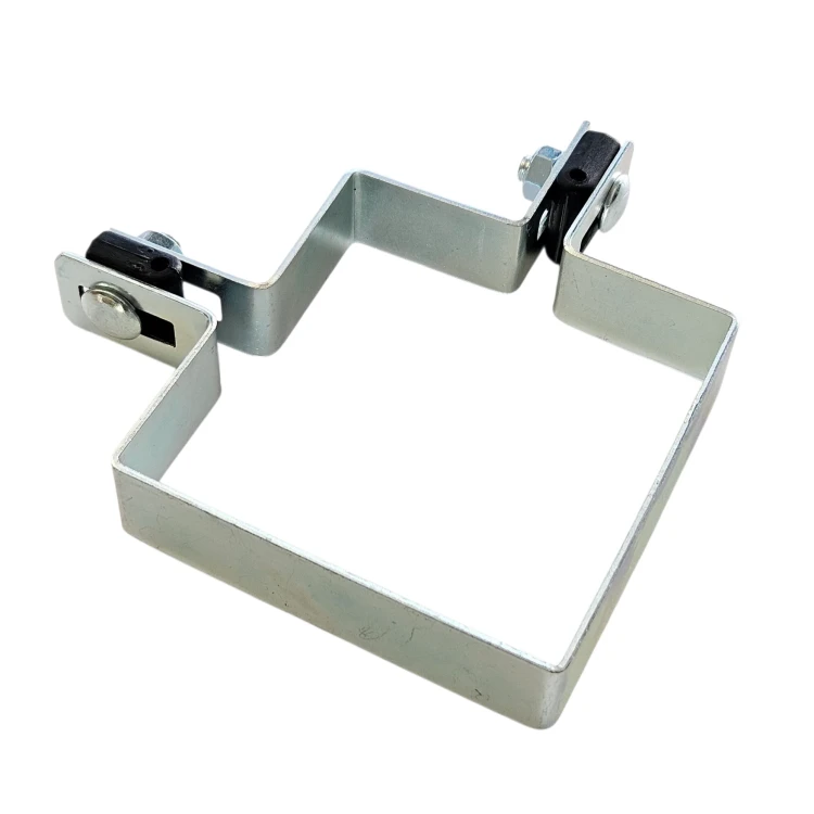 Collier d'angle pour panneaux de clôture 100x100 mm galvanisé 000-773 (1)
