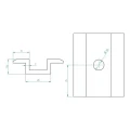 Middenklem PV laag L50 zwart gelakt 002-045 (4)