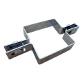Tussenklem voor omheiningspanelen vierkant 100×100 mm verzinkt 001-617 (1)