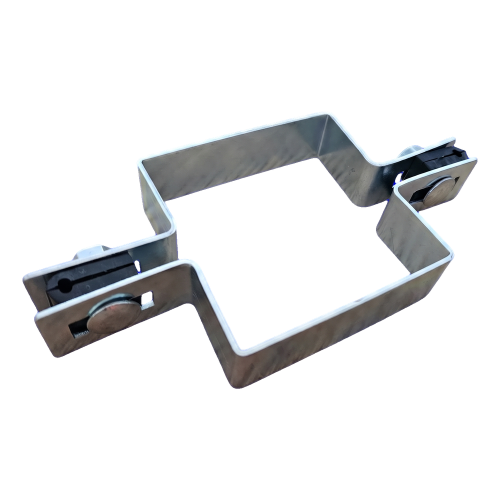Tussenklem voor omheiningspanelen vierkant 100×100 mm verzinkt 001-617 (1)