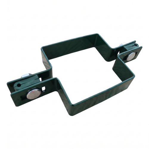 Tussenklem voor paneelomheining vierkant 80×80 mm groen RAL 6005 001-614 (1)