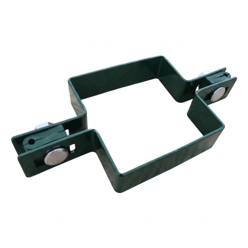 Tussenklem voor paneelomheining vierkant 80×80 mm groen RAL 6005 001-614 (1)