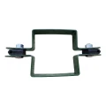 Tussenklem voor paneelomheining vierkant 80×80 mm groen RAL 6005 001-614 (2)