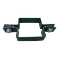 Tussenklem voor paneelomheining vierkant 80×80 mm groen RAL 6005 001-614 (3)
