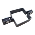 Tussenbeugel voor paneelomheining 80×80 mm grafiet RAL 7016 – complete set 001-611 (1)