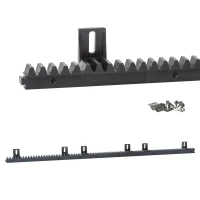 Tandheugel voor zelfdragende schuifpoorten Kunststof L1000X20 tot 800 kg