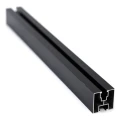 Aluminium PV-montageprofiel 40×40 mm zwart geanodiseerd – rail 625 cm voor M10-bouten PV-01-02-AN (1)