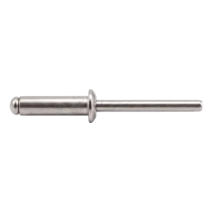 Rivet aveugle ouvert A2/A2 3,0×10 mm ISO 15983 – tête plate, 500 pcs