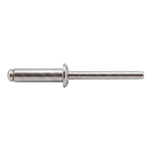 Rivet aveugle ouvert A2/A2 à tête plate 6,0×10 mm ISO 15983 – carton de 250 pcs