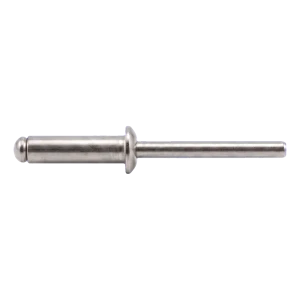 Rivet aveugle ouvert A2/A2 à tête plate 3,2×10 mm ISO 15983 – carton de 500 pcs