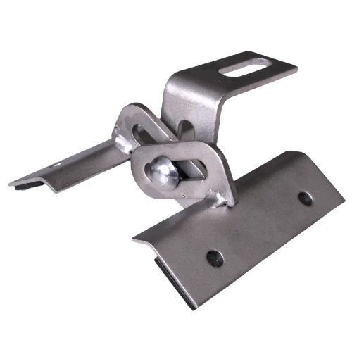 Trapeziumvormige plaatstalen beugel verstelbaar 10cm roestvrij staal 1.4016 PV-08-32 (1)