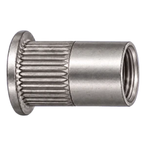 Écrou à river en acier inoxydable A2 à tête plate M6×16 mm – carton de 250 pcs