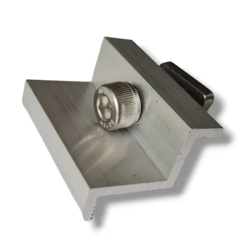 Eindklem 30mm met schroef en inzetstuk PV-03-22