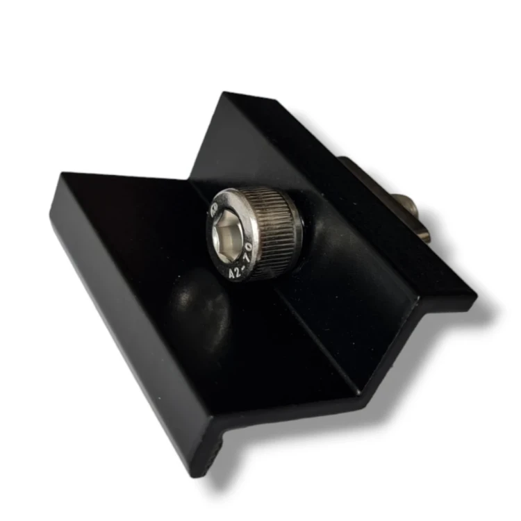 Pince latérale 30mm avec vis et insert - Peint en noir PV-03-23